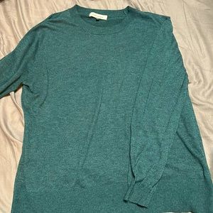 Angel Maternity Sweater XL, soft teal color, light wear